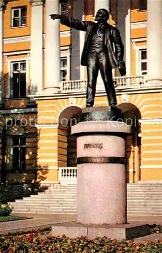 AK / Ansichtskarte 73876831 Leningrad_St_Petersburg_RU Denkmal V. I. Lenin 
