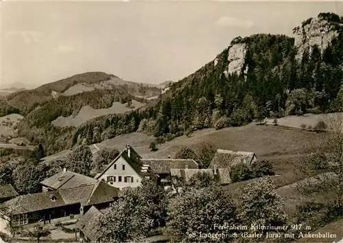 AK / Ansichtskarte  Langenbruck__BL Ferienheim Kilchzimmer Panorama Ankenballen 
