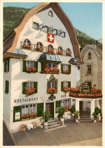 AK / Ansichtskarte  Andermatt_UR Schweizerhof Hotel Suisse 