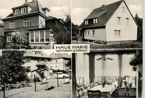 AK / Ansichtskarte 73876957 Bad_Nenndorf Haus Marie mit neuem Gaestehaus Gaststube Bad_Nenndorf