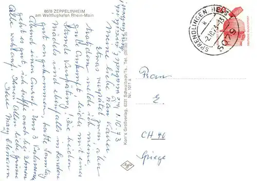 AK / Ansichtskarte  Zeppelinheim_Neu-Isenburg Denkmal Buergeerhaus Buchenring Gasthof Forsthaus 
