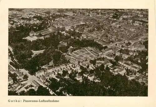 AK / Ansichtskarte  Gotha__Thueringen Fliegeraufnahme 