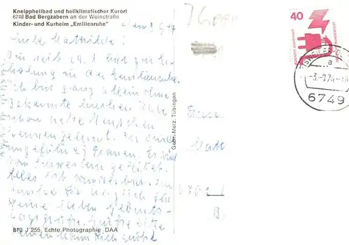 AK / Ansichtskarte  Bad_Bergzabern Kinder und Kurheim Emilienruhe Bad_Bergzabern