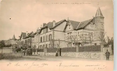 AK / Ansichtskarte  St-Leu-la-Foret_95_Val-d_Oise La Rue de Pontoise 