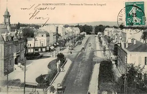 AK / Ansichtskarte  Maisons-Laffitte_78_Yvelines Panorama de lAvenue de Longueil 