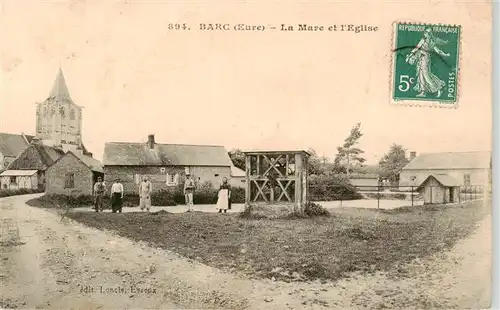 AK / Ansichtskarte  Barc_27_Eure La Mare et l'Eglise 