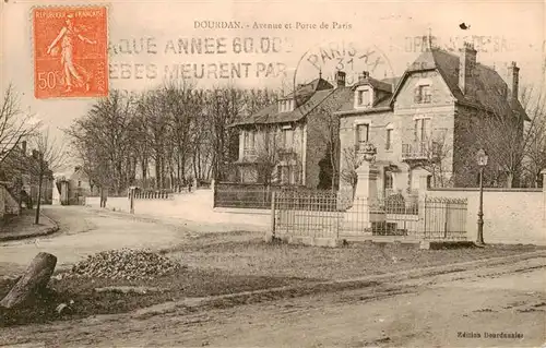 AK / Ansichtskarte  Dourdan_91_Essonne Avenue et Porte de Paris 