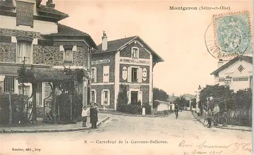 AK / Ansichtskarte  Montgeron_91_Essonne Carrefour de la Garenne Bellevue 