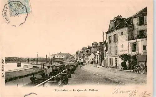 AK / Ansichtskarte  Pontoise_95_Val-d_Oise Le Quai du Pothuis 