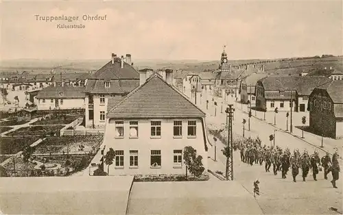 AK / Ansichtskarte  Ohrdruf Truppenlager Kaiserstrasse Feldpost Ohrdruf