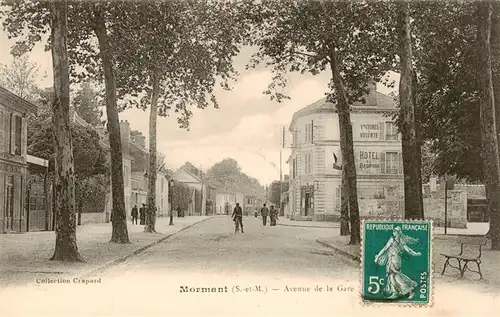 AK / Ansichtskarte  Mormant_77_Seine-et-Marne Avenue de la Gare 