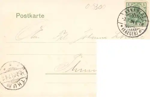 AK / Ansichtskarte  Annaberg_-Buchholz_Erzgebirge Panorama 