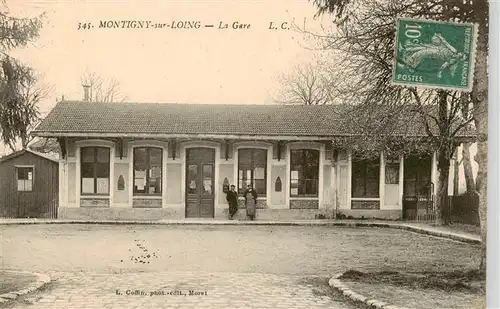 AK / Ansichtskarte  Montigny-sur-Loing_77_Seine-et-Marne La Gare 