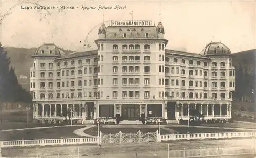 AK / Ansichtskarte  Stresa_Borromeo_Lago_Maggiore_IT Regina Palace Hotel 