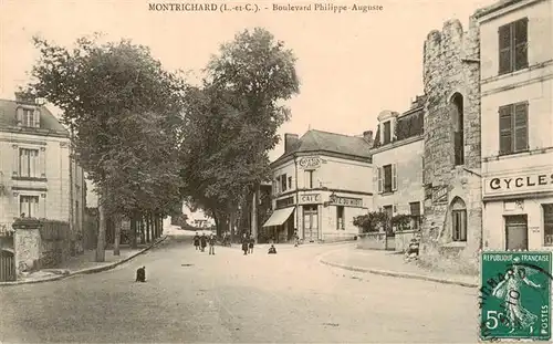 AK / Ansichtskarte  Montrichard_41_Loir-et-Cher Boulevard Philippe Auguste 