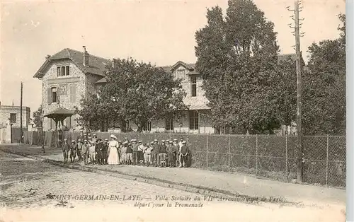 AK / Ansichtskarte  Saint-Germain_78-en-Laye Villa Scolaire du VII Arrondissement de Paris depart pour la Promenade 