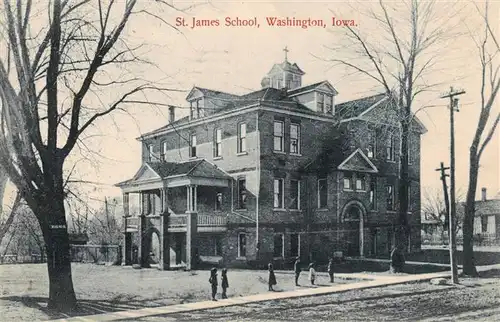 AK / Ansichtskarte  Washington_Iowa St James School Washington Iowa