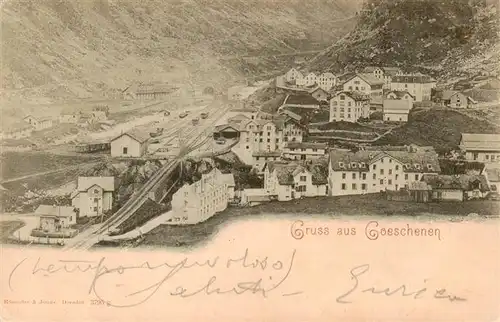 AK / Ansichtskarte  Goeschenen_Goeschenen_UR Panorama 