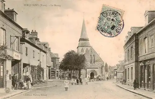 AK / Ansichtskarte  Serquigny_27_Eure Le Bourg 