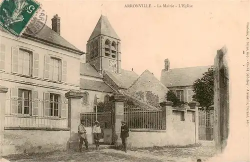 AK / Ansichtskarte  Arronville_95_Val-d_Oise La Mairie L'Eglise 