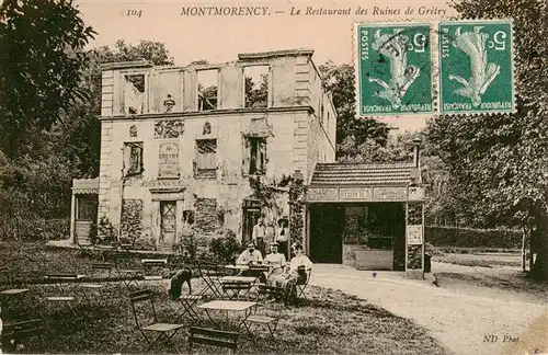 AK / Ansichtskarte  Montmorency_95_Val-d_Oise Restaurant des Ruines de Grétry 
