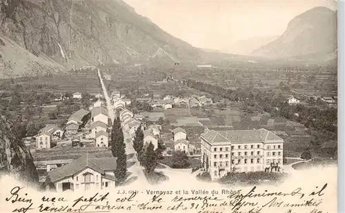 AK / Ansichtskarte  Vernayaz_VS Panorama Vallée du Rhône Vernayaz VS