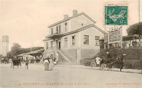 AK / Ansichtskarte  Villiers-sur-Marne_94_Val-de-Marne La Gare 