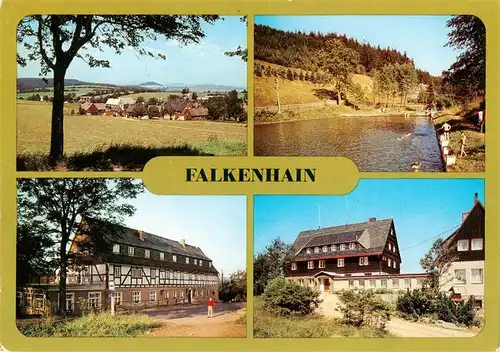 AK / Ansichtskarte 73877250 Falkenhain_Altenberg_Erzgebirge Doenschten Freibad Betriebserholungsheim VEB Dresden OT Waldidylle FDBG Erholungsheim Falkenhorst Falkenhain_Altenberg