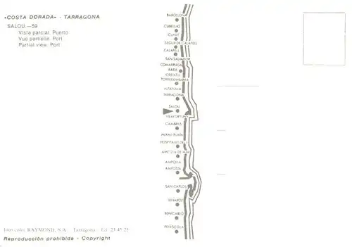 AK / Ansichtskarte  Salou_Tarragona_Costa_Dorada_ES Fliegeraufnahme 