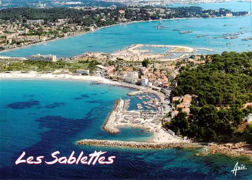 AK / Ansichtskarte  Les_Sablettes_83_Var Le port Saint Elme Tamaris Vue aerienne 