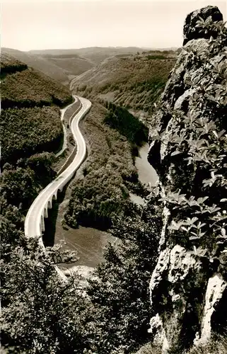 AK / Ansichtskarte 73877301 Wiesensteig Albaufstieg der Autobahn Stuttgart_Ulm  Wiesensteig