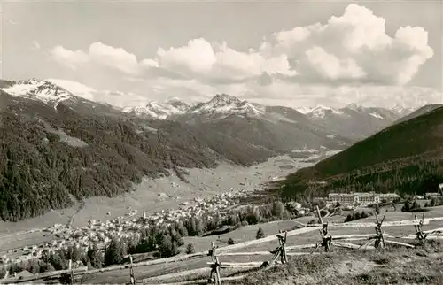 AK / Ansichtskarte  Strela Blick auf Schatzalp und Davos Strela