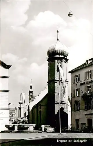 AK / Ansichtskarte  Bregenz_Vorarlberg_Bodensee mit Seekapelle 