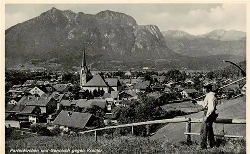 AK / Ansichtskarte  Partenkirchen_Garmisch-Partenkirchen mit Kramer 