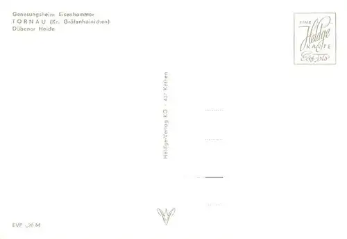 AK / Ansichtskarte  Tornau_Graefenhainichen Genesungsheim Eisenhammer Duebener Heide Tornau Graefenhainichen