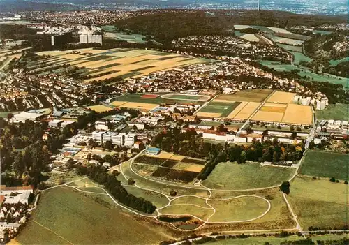 AK / Ansichtskarte  Hohenheim_Stuttgart Fliegeraufnahme mit Schloss Hohenheim 