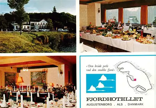 AK / Ansichtskarte  Augustenborg Fjordhotellet Gastraeume Augustenborg