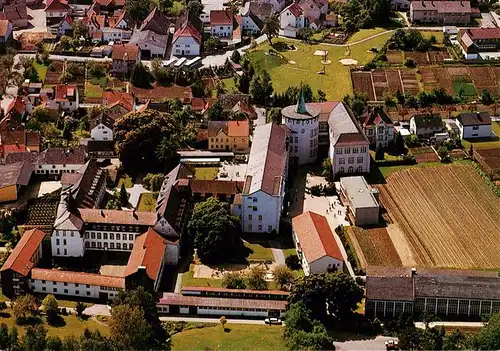 AK / Ansichtskarte  Brakel_Westfalen Fliegeraufnahme mit Kloster Brede Brakel_Westfalen