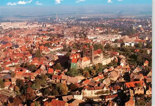 AK / Ansichtskarte  Quedlinburg Sulzenau Alm Gaststube Terrasse Fliegeraufnahme Quedlinburg