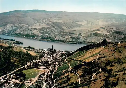 AK / Ansichtskarte  Lorch_Rheingau Fliegeraufnahme mit Sauerburg Lorch Rheingau