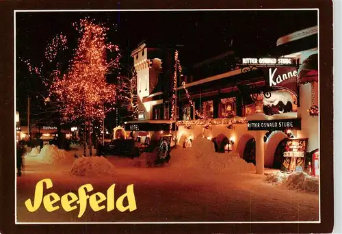AK / Ansichtskarte 73877523 Seefeld_Tirol Weihnacht in der Fussgaengerzone Seefeld Tirol