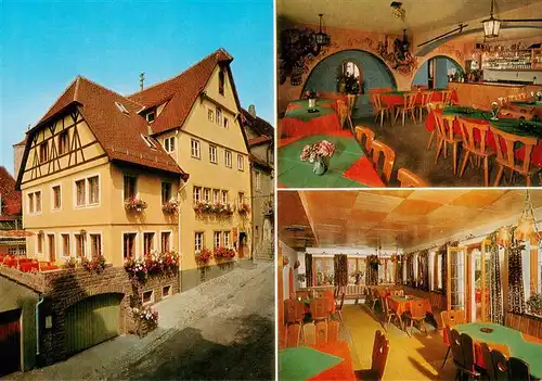 AK / Ansichtskarte 73877531 Rothenburg__Tauber Gasthof zum Klosterstueble Gastraeume 
