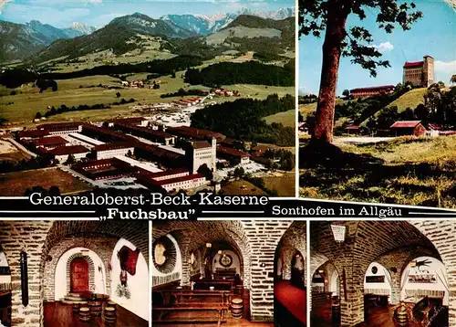 AK / Ansichtskarte  Sonthofen__Oberallgaeu Generaloberst Beck Kaserne Fuchsbau Gastraeume 