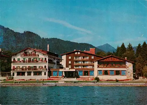 AK / Ansichtskarte 73877551 Rottach-Egern_Tegernsee Seehotel ueberfahrt 