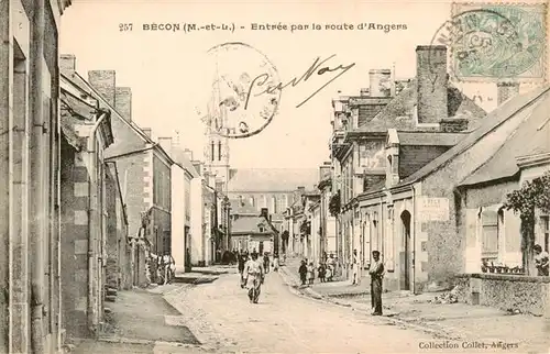 AK / Ansichtskarte  Becon-les-Granits_49_Maine-et-Loire Entree par la route d'Angers 
