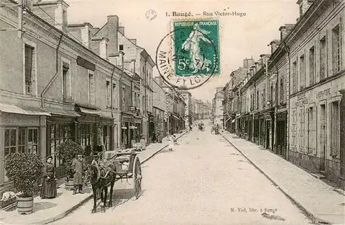 AK / Ansichtskarte  Bauge_49_Maine-et-Loire Rue Victor Hugo 