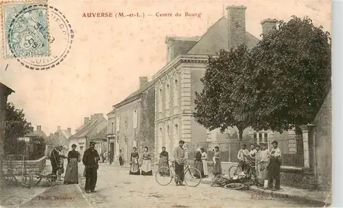 AK / Ansichtskarte  Auverse_49_Maine-et-Loire Centre du Bourg 