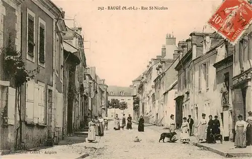 AK / Ansichtskarte  Bauge_49_Maine-et-Loire Rue St Nicolas 