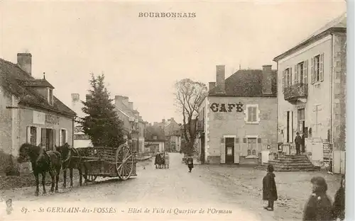 AK / Ansichtskarte  St-Germain-des-Fosses_03_Allier Hotel de Ville et Quartier de l'Ormeau 