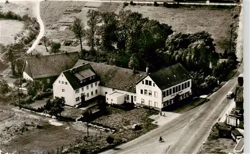 AK / Ansichtskarte  Hillegossen_Bielefeld Gasthof Hotel Siekmann Fliegeraufnahme 